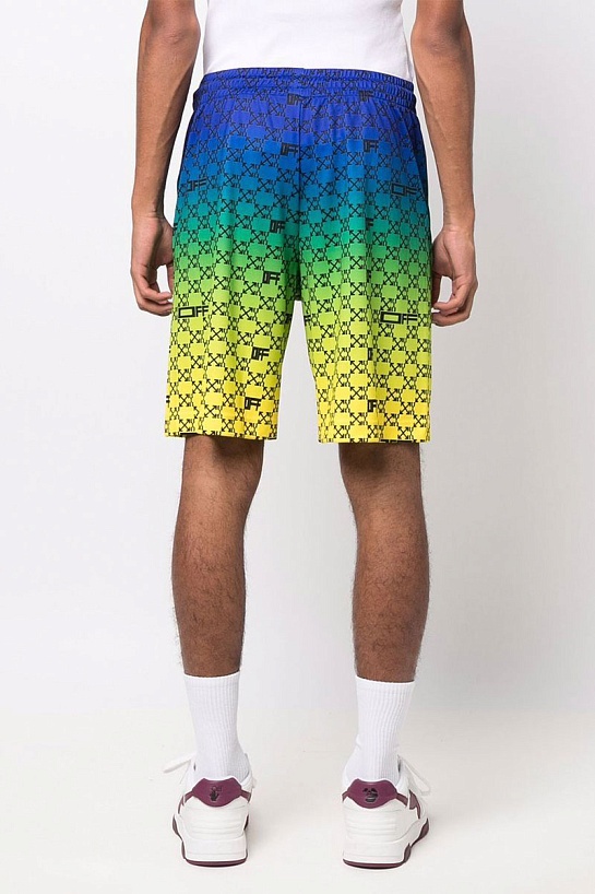 Мужские шорты Off-White Arrows gradient-print