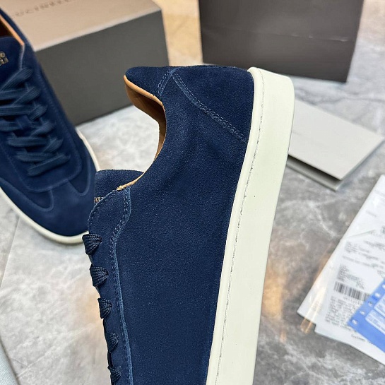 Мужские замшевые кроссовки Brunello Cucinelli