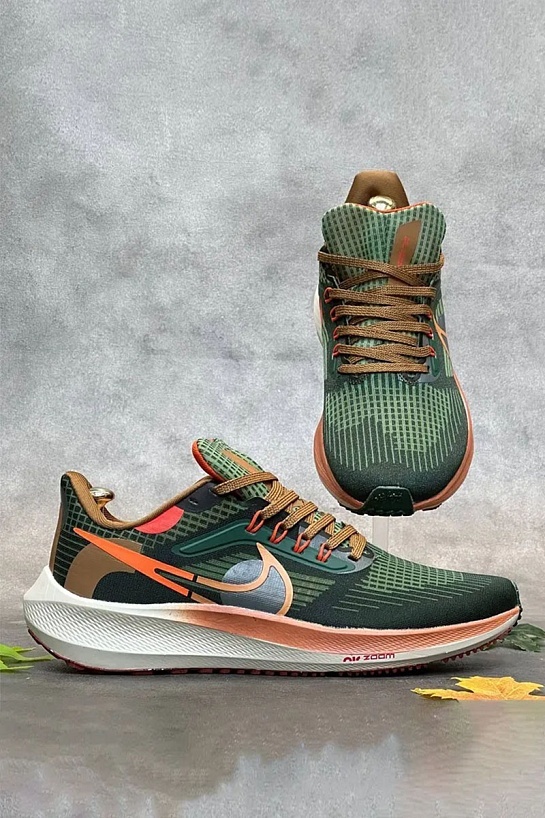 Кроссовки Nike Air Zoom Pegasus - Green / Orange