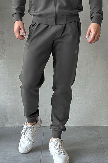 Спортивные штаны Armani Exchange logo-patch - Grey   