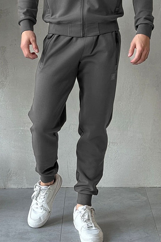 Спортивный костюм Armani Exchange logo-patch - Grey
