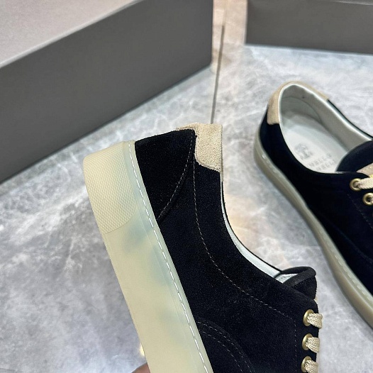 Замшевые кеды Brunello Cucinelli Sail low-top - Black   