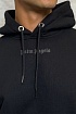 Утеплённое оверсайз худи Palm Angels Classic Logo - Black
