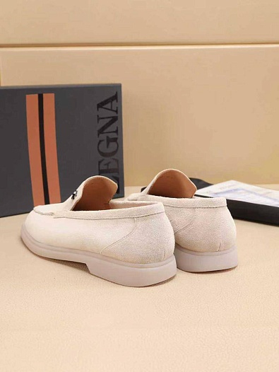 Мужские замшевые лоферы Ermenegildo Zegna   