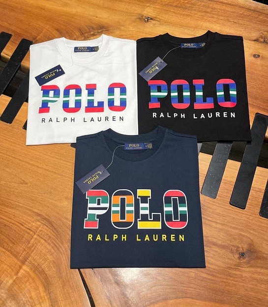 Мужская тёмно-синяя футболка Роlо Ralрh Lаurеn logo-print