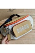 Кожаная сумка на пояс Coach Track - Beige / White