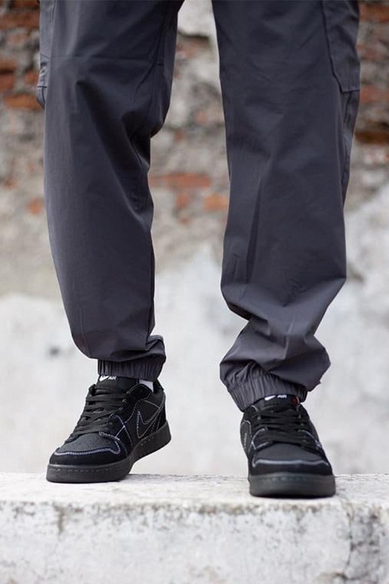 Кроссовки Nike Air Jordan 1 x Travis Scott "Black Phantom" Premium