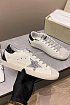 Женские кожаные кроссовки Golden Goose Super Star premium