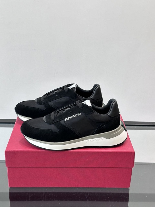 Мужские комбинированные кроссовки Salvatore Ferragamo