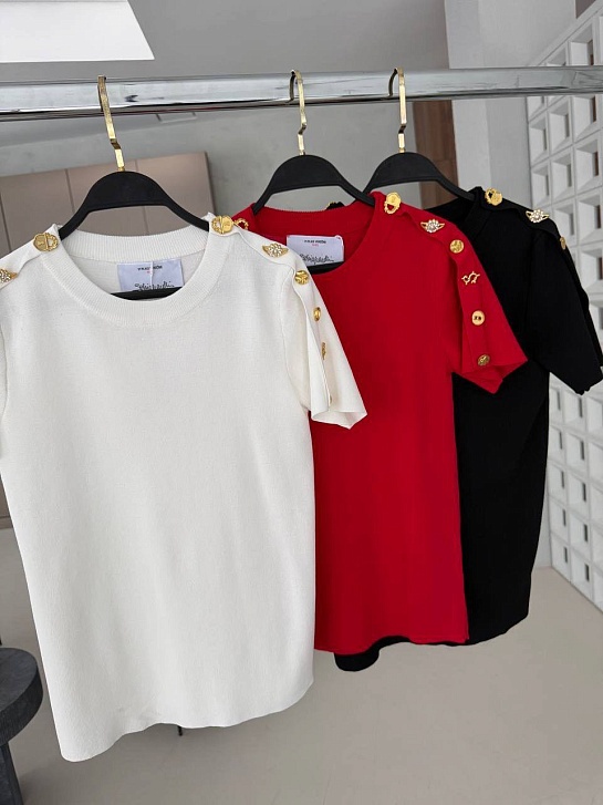 Женская базовая футболка Schiaparelli premium - Black