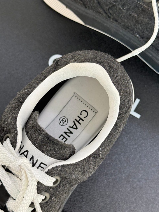 Женские кроссовки Chanel Premium - Grey