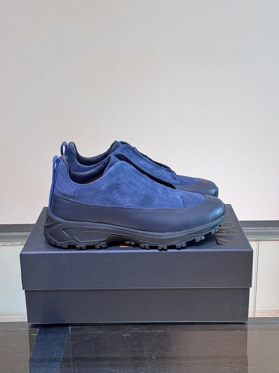 Мужские кроссовки Zegna Triple Stitch Monte - Blue