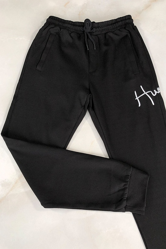 Мужские черные штаны Hugo Boss