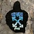 Мужская чёрная кофта Off-White Blue Marker
