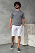 Мужское поло Stefano Ricci Eagle zip-neck - Grey