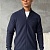 Тёмно-синяя кофта на молнии Hugo Boss logo-embroidered