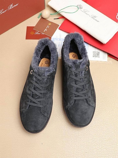 Зимние кроссовки с мехом Loro Piana   