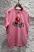 Оверсайз футболка Amiri Broken Heart - Pink