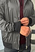 Двусторонняя ветровка Prada logo-plaque - Grey / Black