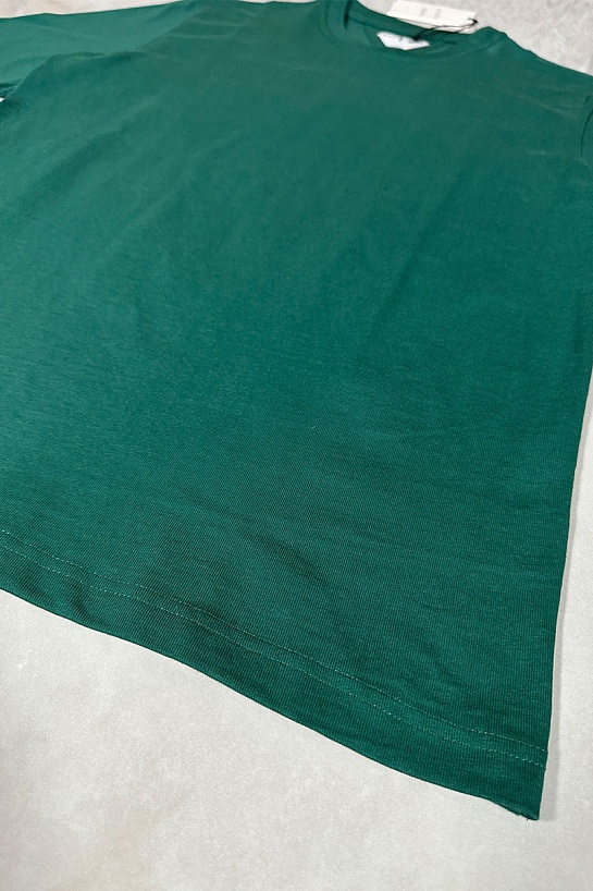 Зелёная оверсайз футболка Bottega Veneta basic