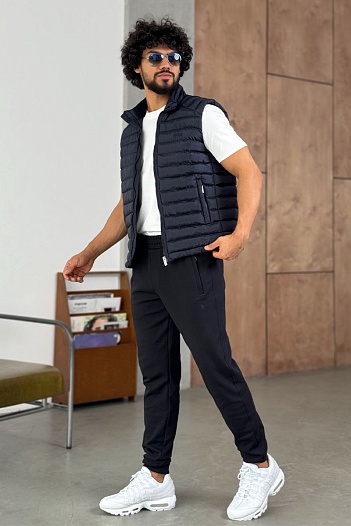 Мужской синий жилет Hugo Boss   