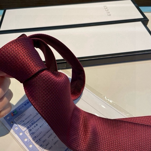 Галстук Gucci premium 146x7 см - Burgundy   
