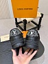 Мужские кроссовки Louis Vuitton Trainer - Black
