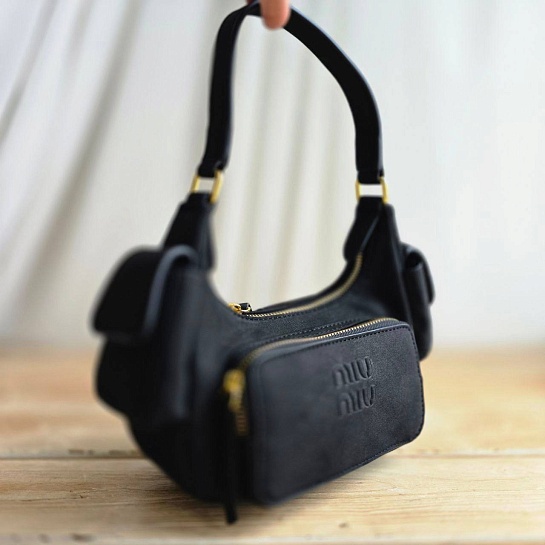 Женская замшевая сумка MIU MIU 21x12 см (2 расцветки)