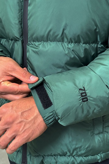 Зелёный пуховик The North Face 1996 Retro Nuptse   