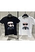 Женская чёрная футболка Karl Lagerfeld "Cancer"
