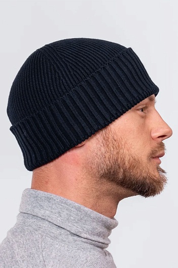 Шапка тёмно-синего цвета Tommy Hilfiger essential flag   