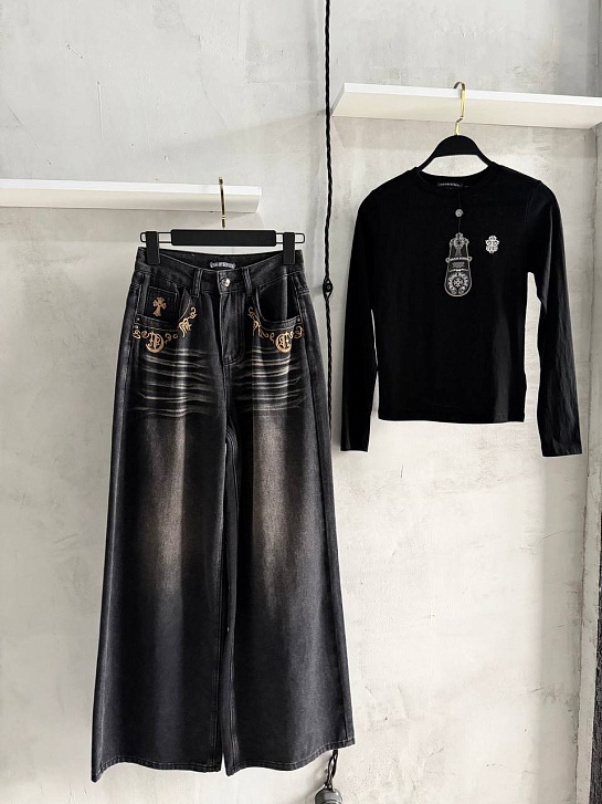 Женские джинсы Chrome Hearts premium