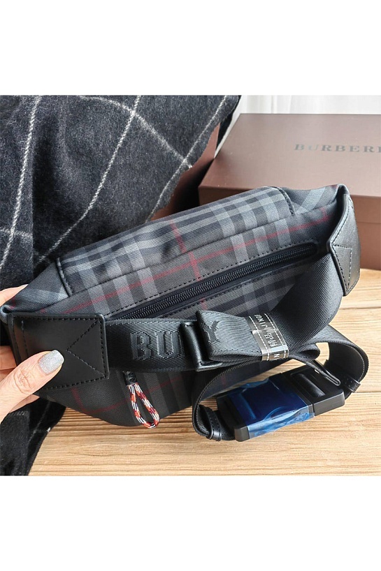 Сумка на пояс Burberry Check 28x14 см