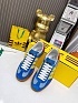 Женские кроссовки Gucci x Adidas Gazelle Collaboration - Blue
