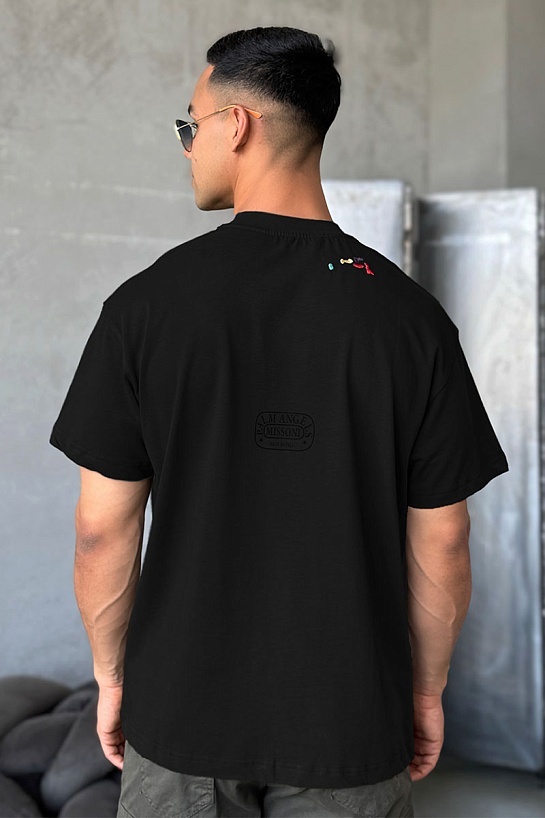 Чёрная футболка Palm Angels x Missoni MIND