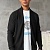 Чёрная кофта на молнии Hugo Boss logo-embroidered