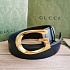 Кожаный ремень Gucci (длина 85 / 90 см) - Gold