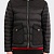 Чёрная пуховая куртка Burberry London England logo-patch