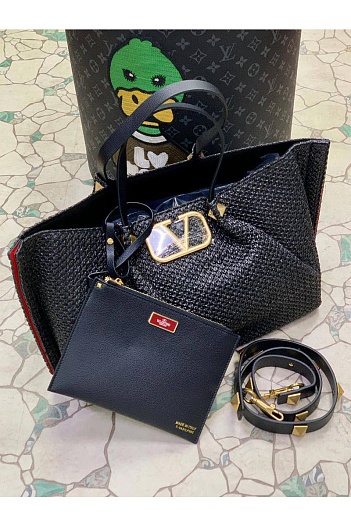 Женская сумка Valentino Summer tote 47x25 см (3 расцветки)   