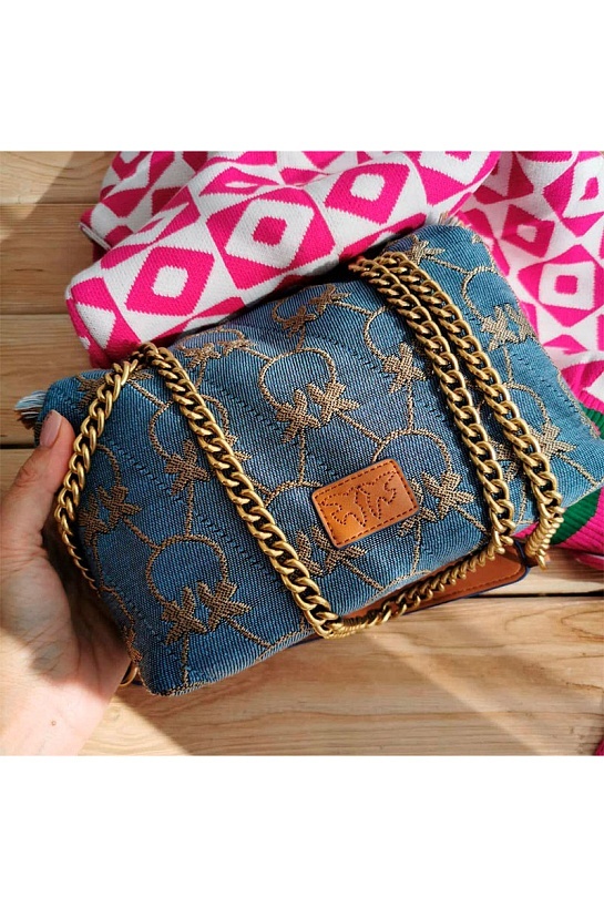 Женская сумка Baby Love Puff Denim 23x14 см