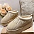 Меховые женские слипоны UGG Tassle - Beige