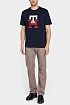 Тёмно-синяя футболка Tommy Hilfiger TH Monogram