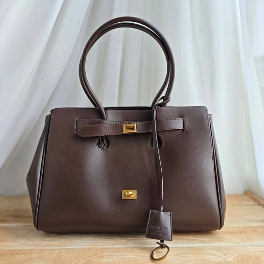 Кожаная сумка Balenciaga Carry All 37x26 см