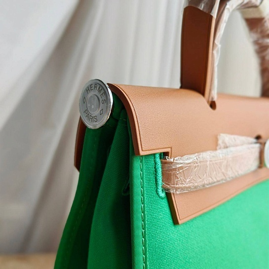 Женская сумка Hermes HerBag 30x25 см - Green