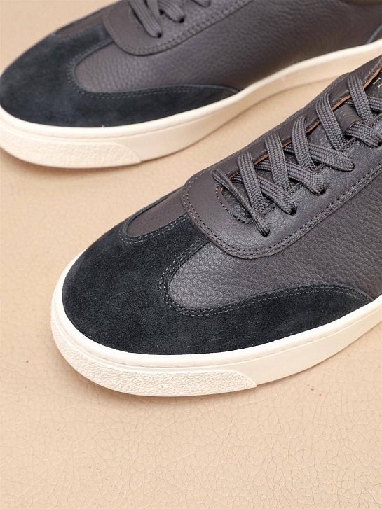 Комбинированные кроссовки Brunello Cucinelli low-top - Grey