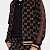 Чёрная кофта на молнии Gucci GG monogram