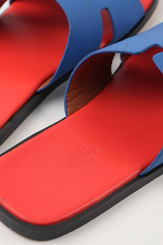 Мужские шлёпанцы Hermes Izmir - Blue / Red
