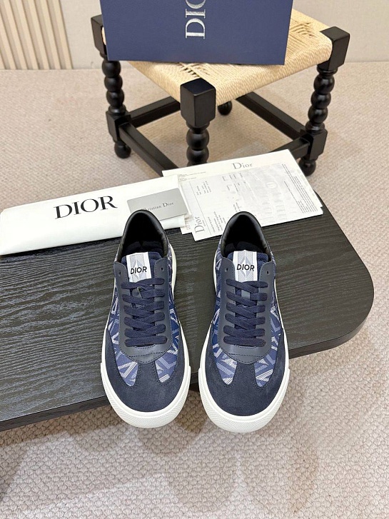 Мужские кроссовки Dior B101 Diamond  - Blue