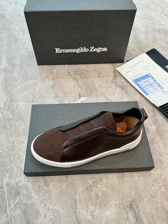 Мужские кроссовки Ermenegildo Zegna Triple Stitch