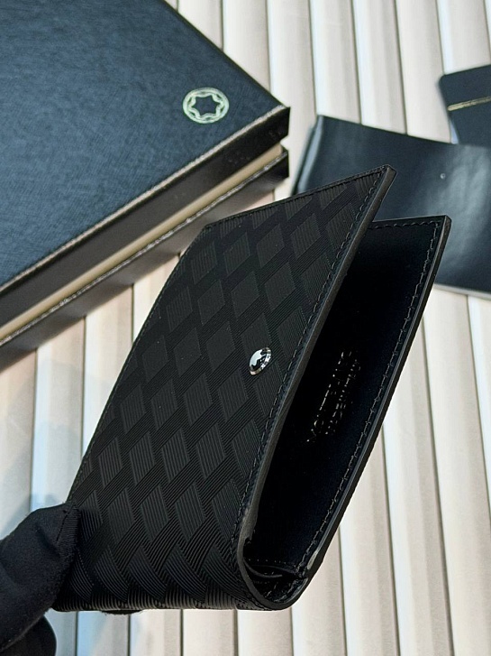 Кожаный кошелёк Montblanc Meistertuck Sartorial premium 11.5x9 см